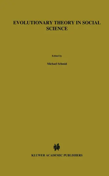 Cover of Evolutionary Theory in Social Science