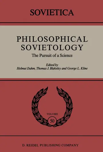 Cover of Philosophical Sovietology