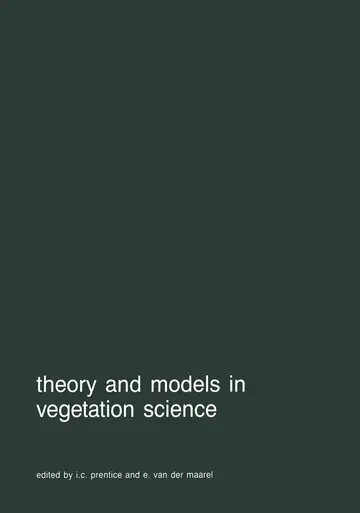 Cover of Theory and models in vegetation science