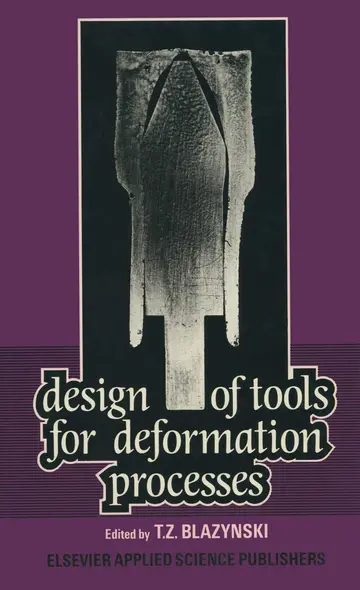 Cover of Design of Tools for Deformation Processes