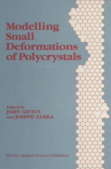Cover of Modelling Small Deformations of Polycrystals