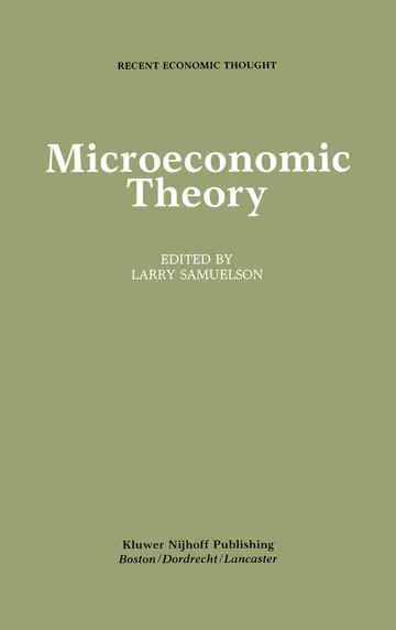 Cover of Microeconomic Theory