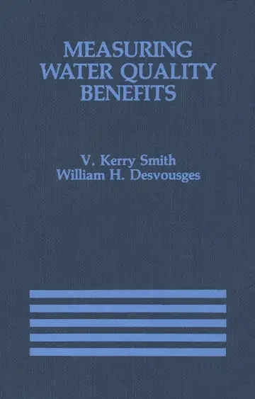 Cover of Measuring Water Quality Benefits