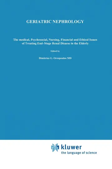 Cover of Geriatric Nephrology