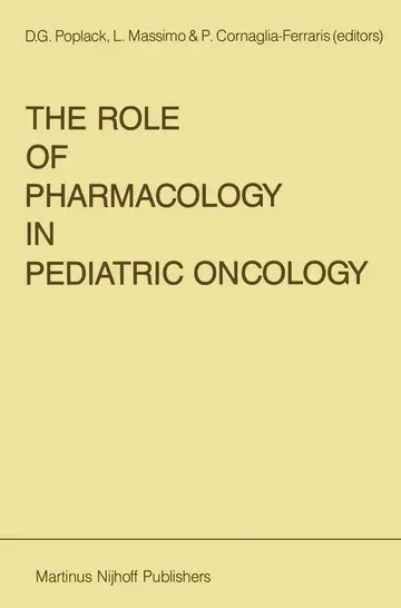 Cover of The Role of Pharmacology in Pediatric Oncology