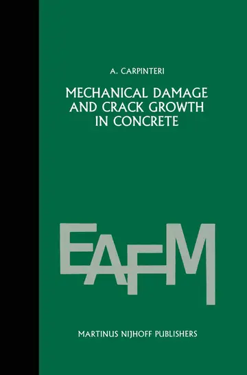 Cover of Mechanical damage and crack growth in concrete