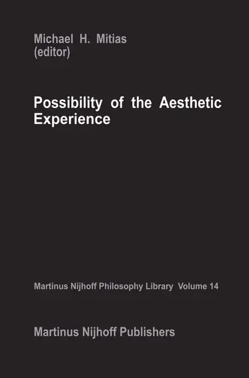 Cover of Possibility of the Aesthetic Experience