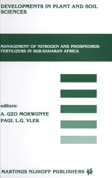Cover of Management of Nitrogen and Phosphorus Fertilizers in Sub-Saharan Africa