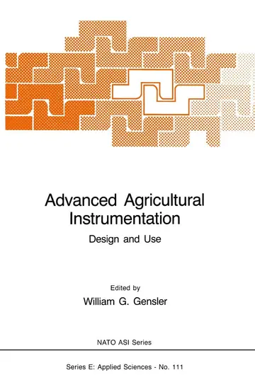 Cover of Advanced Agricultural Instrumentation