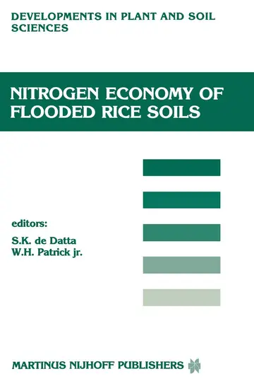 Cover of Nitrogen Economy of Flooded Rice Soils