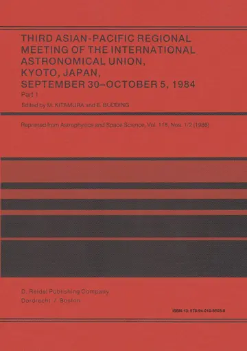 Cover of Third Asian-Pacific Regional Meeting of the International Astronomical Union