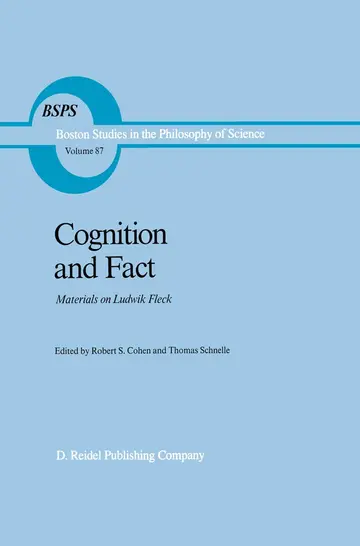 Cover of Cognition and Fact