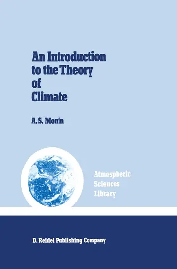 Cover of An Introduction to the Theory of Climate