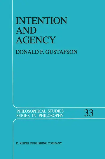 Cover of Intention and Agency