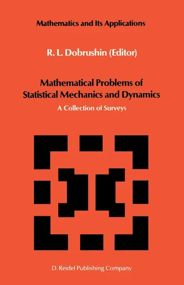 Cover of Mathematical Problems of Statistical Mechanics and Dyanamics