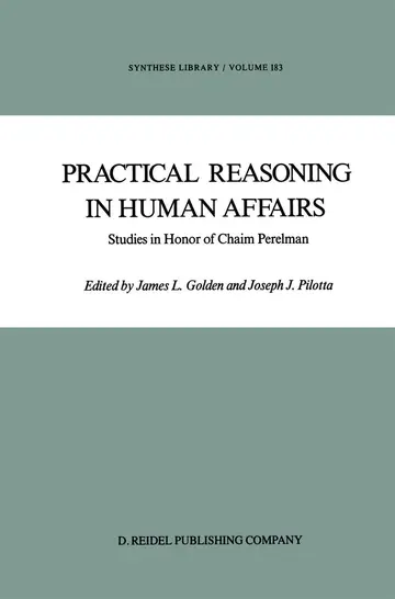 Cover of Practical Reasoning in Human Affairs