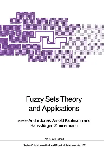 Cover of Fuzzy Sets Theory and Applications