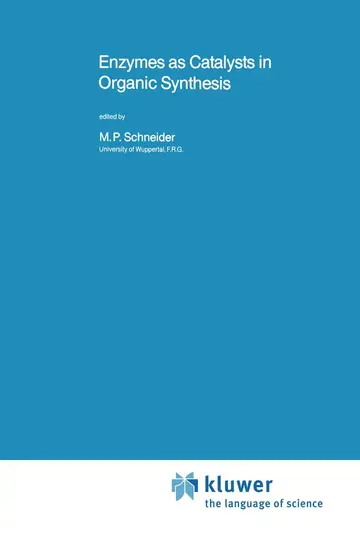 Cover of Enzymes as Catalysts in Organic Synthesis