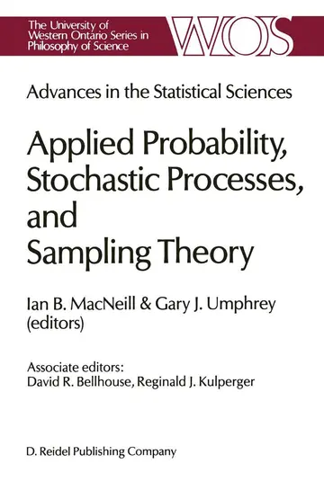 Cover of Advances in the Statistical Sciences