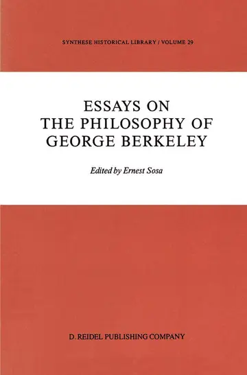 Cover of Essays on the Philosophy of George Berkeley