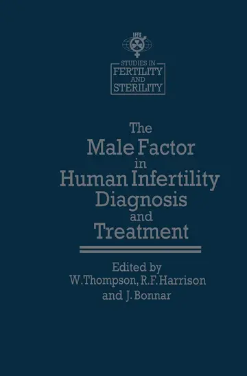 Cover of The Male Factor in Human Infertility Diagnosis and Treatment