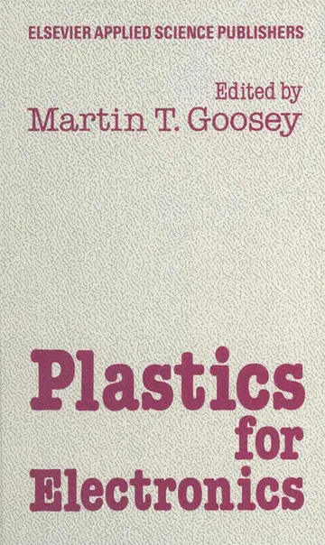 Cover of Plastics for Electronics