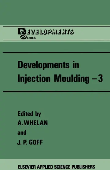 Cover of Developments in Injection Moulding 3