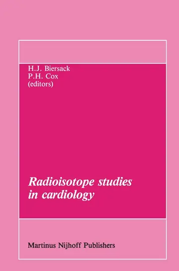 Cover of Radioisotope Studies in Cardiology