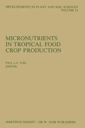 Cover of Micronutrients in Tropical Food Crop Production