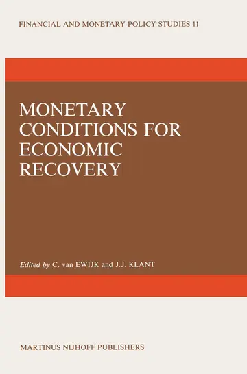 Cover of Monetary Conditions for Economic Recovery