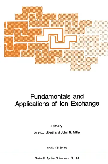 Cover of Fundamentals and Applications of Ion Exchange
