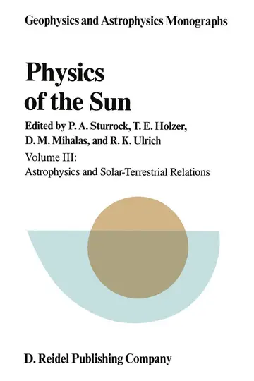 Cover of Physics of the Sun