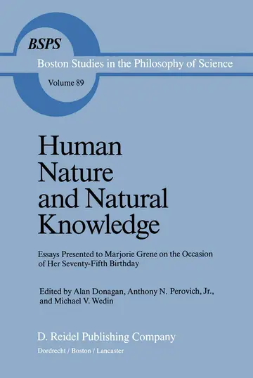 Cover of Human Nature and Natural Knowledge