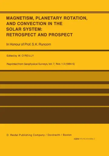 Cover of Magnetism, Planetary Rotation, and Convection in the Solar System