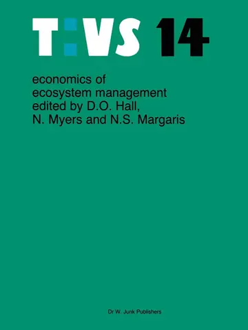 Cover of Economics of ecosystems management