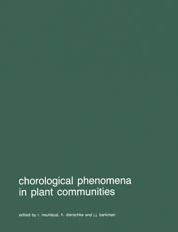 Cover of Chorological phenomena in plant communities
