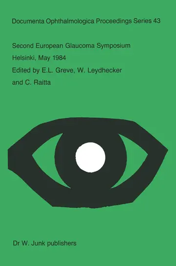 Cover of Second European Glaucoma Symposium, Helsinki, May 1984