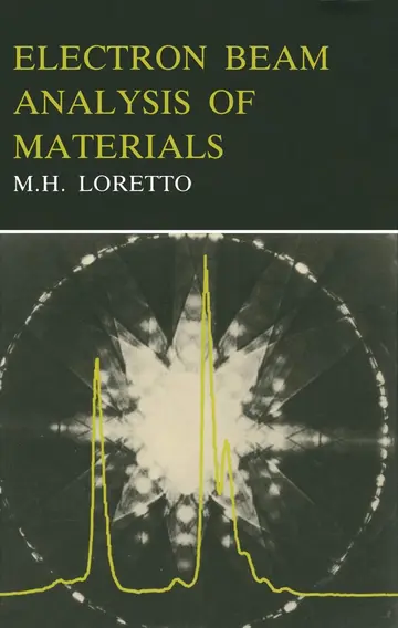 Cover of Electron Beam Analysis of Materials