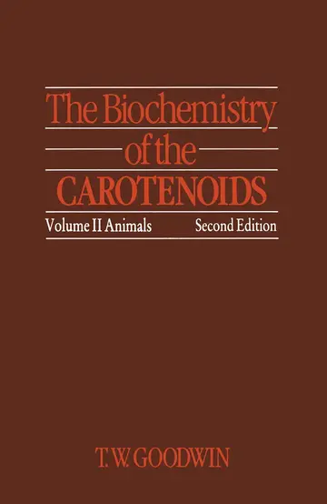 Cover of The Biochemistry of the Carotenoids - Volume II Animals