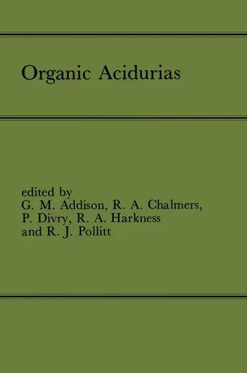 Cover of Organic Acidurias