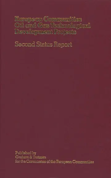 Cover of European Communities Oil and Gas Technological Development Projects