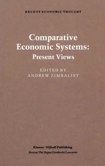 Cover of Comparative Economic Systems