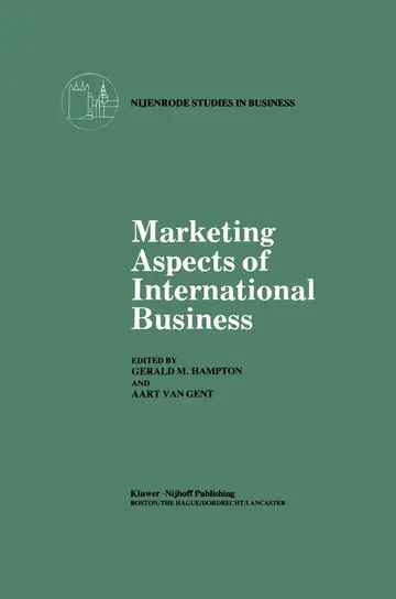 Cover of Marketing Aspects of International Business