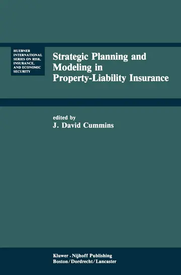 Cover of Strategic Planning and Modeling in Property-Liability Insurance