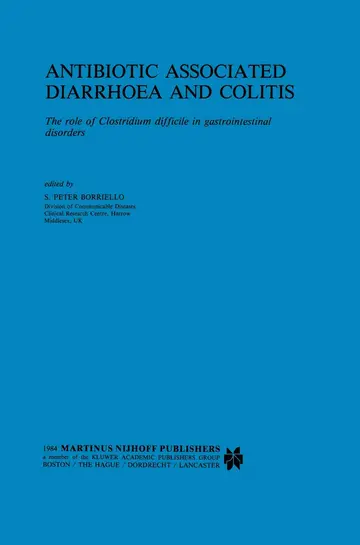 Cover of Antibiotic Associated Diarrhoea and Colitis