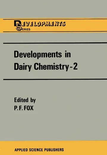 Cover of Developments in Dairy Chemistry-2