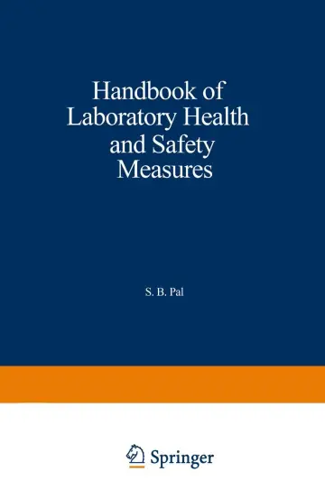 Cover of Handbook of Laboratory Health and Safety Measures