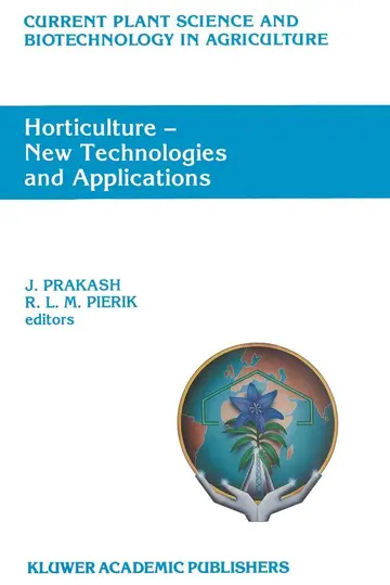 Cover of Horticulture — New Technologies and Applications