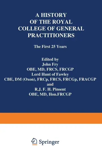 Cover of A History of the Royal College of General Practitioners