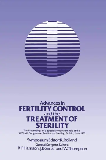 Cover of Advances in Fertility Control and the Treatment of Sterility